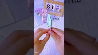 EASY CRAFT IDEAS | School Craft Idea/ DIY Craft/ School hacks/ Origami craft/paper gift idea #shorts