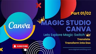 Discover the Magic of Canva's New AI features| Magic Switch - part 01/02