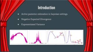 Research Talk (in all Spanish): Bayesian Active Learning for Posterior Estimation