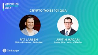 Crypto Taxes 101 w/ Justin Macari