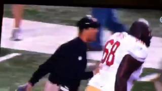 49Ers head coach spazzin out