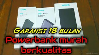 POWERBANK ACOME AP101 MURAH BERGARANSI DAN FITUR LENGKAP DI KELASNYA