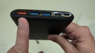 Charmast USB C Power Bank, 3 input 4 ouput  Review