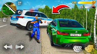 ЭПИЧНАЯ ПОГОНЯ ОТ ПОЛИЦИИ! МЕНТЫ ОСТАНОВИЛИ BMW M3 G80 CS 🌴 РАДМИР КРМП РАЙЛЮХА