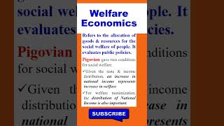 What is Welfare Economics | Pigovian welfare economics | social welfare