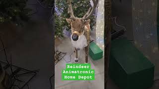 Reindeer animatronic Home Depot #animatronics #christmas #homedepot