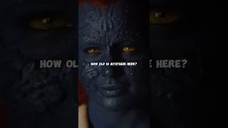 How Old Was MYSTIQUE in X-MEN: First Class? #shorts #jenniferlawrence #mystique #xmen #marvel