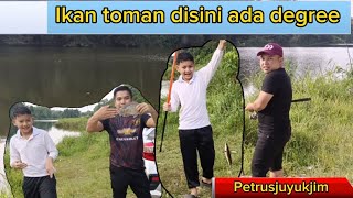 Toman di tasik ini ada degree sudah,cuma dapat ikan tilapia hitam dan haruan saja.