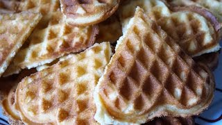 Вафли 1/4 хрустящие в электровафельнице/Waffles