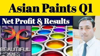 Asian Paints Q1 Net Profit & falls Results 🙏 Best stocks & multibagger stocks 🙏 #subscribe 🙏