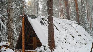 A SNOW STORM CAUGHT ME IN A COZY LOG CABIN. WINTER IS COMING!