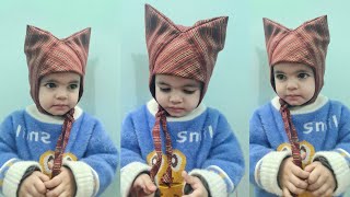 Baby Cap Cutting And Stitching | Winter Baby Wear Cutting And Stitching/सर्दी में बनाए बेबी की टोपी