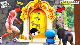 Franklin Opened THE SECRET MOST DOOR of Franklin's House in GTA 5 | SHINCHAN and CHOP