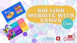 How to create Bio Link Website with Canva  - 2023