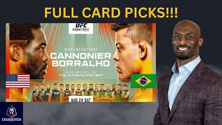 UFC Fight Night Cannonier vs Borralho