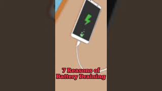 Why Battery Drains Faster🔋|| 7 Reasons⚙️