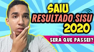 MEU RESULTADO SISU 2020, SERÁ QUE PASSEI?  | DEDÉ MECK |