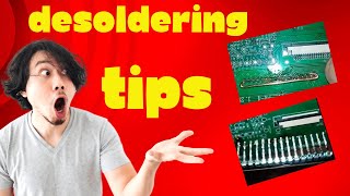 Desoldering tips | desoldering tricks | how to desolder lcd