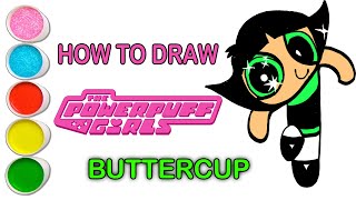 How to Draw Powerpuff Girls | How to draw Blossom Bubbles and Buttercup Easy Step by Step