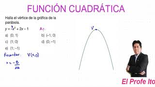 FUNCION CUADRATICA  - EJERCICIOS DESARROLLADOS DE FUNCION CUADRATICA -  VERTICE