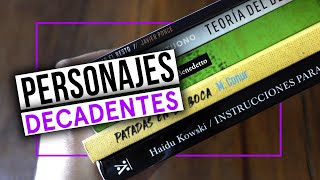 5 Libros con PROTAGONISTAS que DERRAPAN MAL | Personajes decadentes | Booktube Argentina