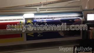 Seiko Solvent Printer FY-3208R with Seiko SPT510/35pl printhead printing