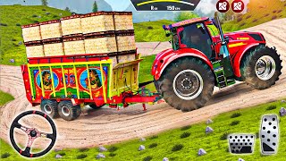 Real Indian Tractor Farming - Offroad Transporter Truck Driving Simulator - Android Gameplay