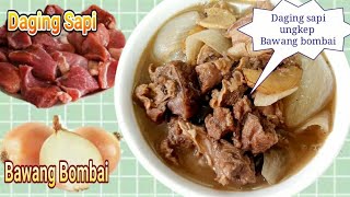 RESEP DAGING SAPI UNGKEP BUMBU KECAP ASIN MUDAH EMPUK || MASAKAN TAIWAN