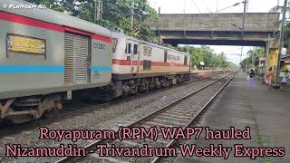 Thiruvananthapuram Weekly Express Makes an Unscheduled Halt at Punkunnam | Platform No. 1