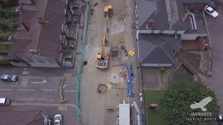 HD Aerial Video Footage Of Sinkhole In Maidstone Kent Update