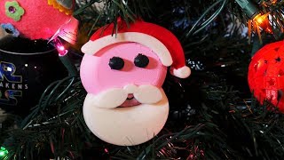 3D Printed Musical Santa Ornament