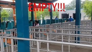 Nobody at Six Flags Over Georgia for my 1st Visit!