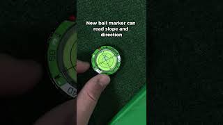 Arttodo Golf green reader-double sided ball marker. #golf #golfputting #golfgifts #ballmarker