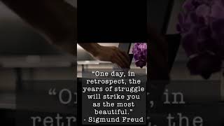 Struggle to Beauty: Freud’s Reflection on Life's Journey #Shorts #SigmundFreud #LifeWisdom