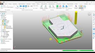 Обучение Powermill. Урок 9 Фрезерование стенки