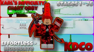 [NEW YEAR SPECIAL]: Karl’s Difficulty Chart Obby - (Stages 1 - 76; Effortless - Moderate)