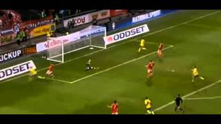 Zlatan Ibrahimovic Goal (Sweden 2-1 Austria) 11.01.2013