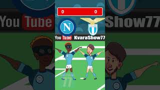 Napoli vs Lazio Khvicha Kvaratskhelia Osimhen  #football #shortvideo #shorts #short