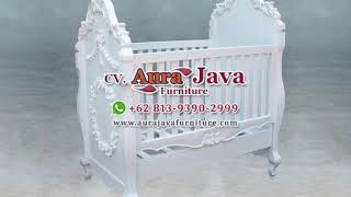 Classic White Duco Baby Bed | Duco Bed | Jepara Furniture | Indonesia Furniture | AJF | 2020