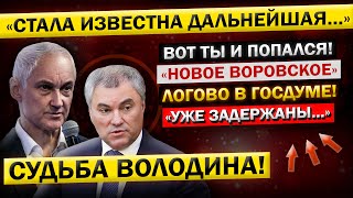 Вот и ВСЁ! "ВЫВЕЛИ в НАРУЧНИКАХ..." - Андрей Белоусов, об АРЕСТЕ Володина!