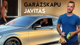 Összetört garázskapu javítása - lépésről lépésre - DIY