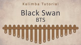 BTS 방탄소년단 'Black Swan' | Kalimba Academy Tutorials