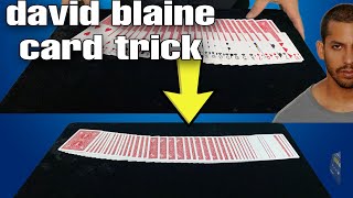 Card Trick David Blaine Revealed