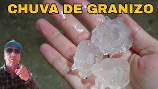 CHUVA DE GRANIZO | FAMÍLIA VEM VER COMO ESTÁ AS ÁGUAS NA AVENIDA FERREIRA VIANA. 22/05/2024