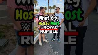 MOST WWE ROYAL RUMBLE HOSTED