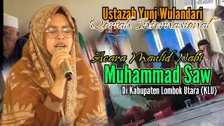 Acara Maulid Baginda Nabi Muhammad Saw. || Kabupaten Lombok Utara || Ustazah Yuni Wulandari #maulid