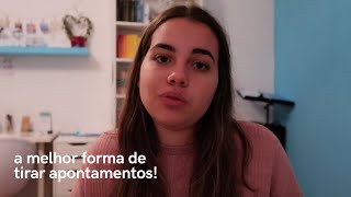 Como tiro apontamentos na faculdade?