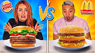 ON MANGE MCDO VS BURGER KING PENDANT 24H !