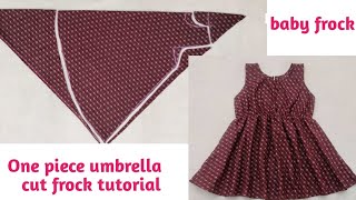 Umbrella cut baby frock//cutting and stitching//2-3year//easy and simple