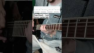 Papa Roach - Last Resort (guitar cover with tabs)